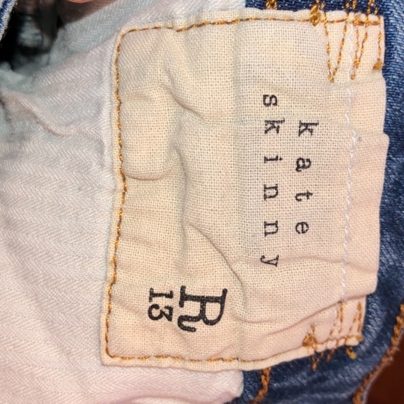 R13 Kate Cuffed Skinny Jeans - Picture 5 of 9